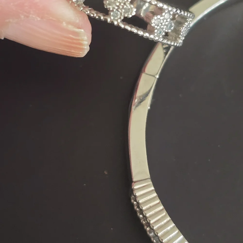 Elegant Dubai Jewelry Silver Women's Bracelet Set With Rjng